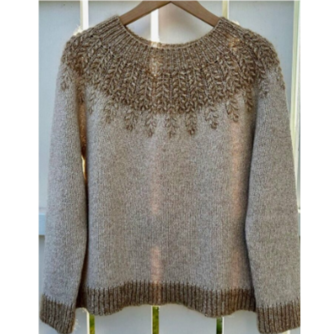 Reeshal | Damen Strick Langarm Pullover | Warme