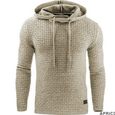 Robino | Herren Winter Gestrickt Kapuzenpulli | Warme