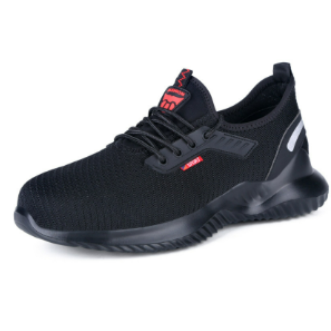 Sultanet | Herren Lauf Sicherheit Schwarz Turnschuhe | Arbeitskleidung