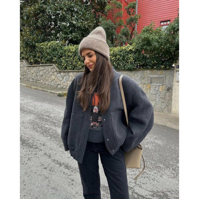 Milae | Damen Langarm Knopf Daunen Jacke | Winter