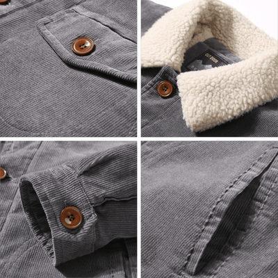 Benjamin Bequeme und Stylische Cordjacke