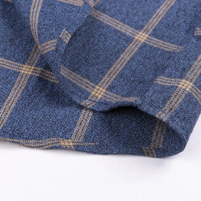 Mathis - klassisch kariertes Button-up-Hemd mit Komfort-Passform