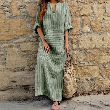 Arvien -  GESTREIFTES KLEID - LEICHT & ELEGANT