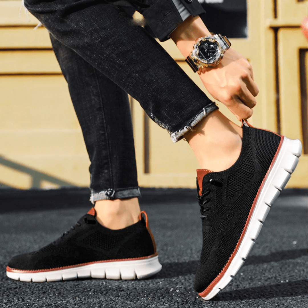 Wanderschuhe - Atmungsaktiv - Mesh - Slip-On Sneakers - Herren Sneaker