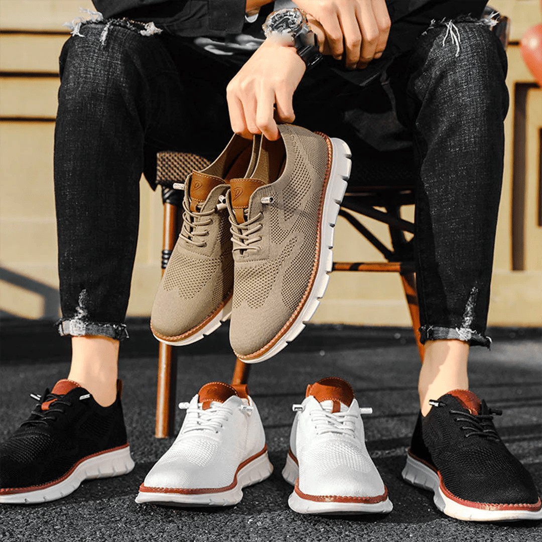 Wanderschuhe - Atmungsaktiv - Mesh - Slip-On Sneakers - Herren Sneaker