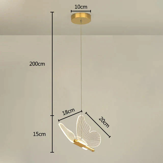Wandleuchte - Hängende Schmetterlings-Ambiente LED-Wandleuchten