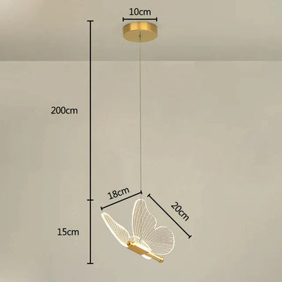Wandleuchte - Hängende Schmetterlings-Ambiente LED-Wandleuchten