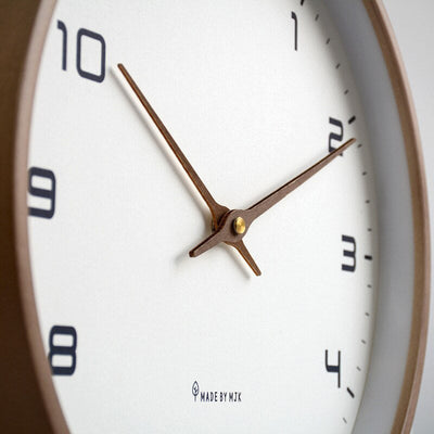 Wanduhr - Moderne Holzuhr im sandinavischen Design Analoge Küchenuhr