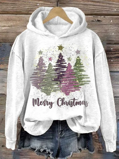 Weihnachts-Hoodie – Locker Geschnittenes Weihnachtspullover