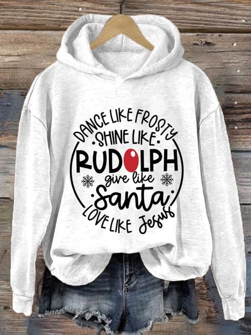 Weihnachts-Hoodie | Lockere Passform | Langarm | Weihnachtspullover | Lustige Weihnachtssweatshirts
