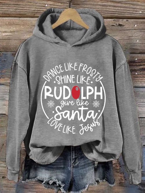 Weihnachts-Hoodie | Lockere Passform | Langarm | Weihnachtspullover | Lustige Weihnachtssweatshirts