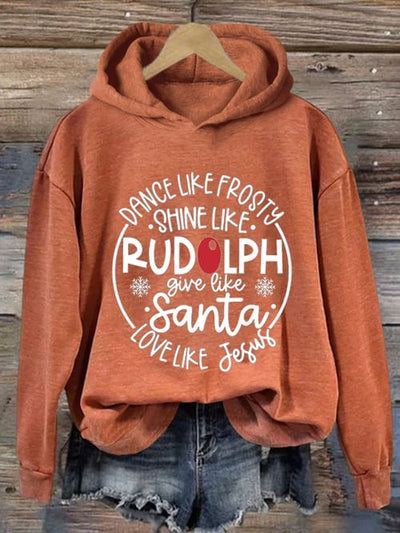 Weihnachts-Hoodie | Lockere Passform | Langarm | Weihnachtspullover | Lustige Weihnachtssweatshirts