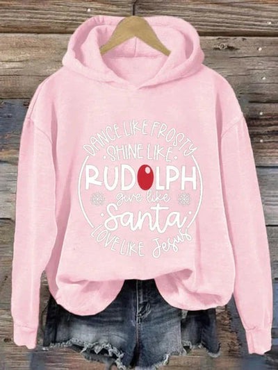 Weihnachts-Hoodie | Lockere Passform | Langarm | Weihnachtspullover | Lustige Weihnachtssweatshirts