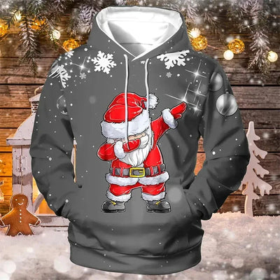 Weihnachts-Hoodie – kuscheliger Langarm-Pullover für Herren zu Weihnachten