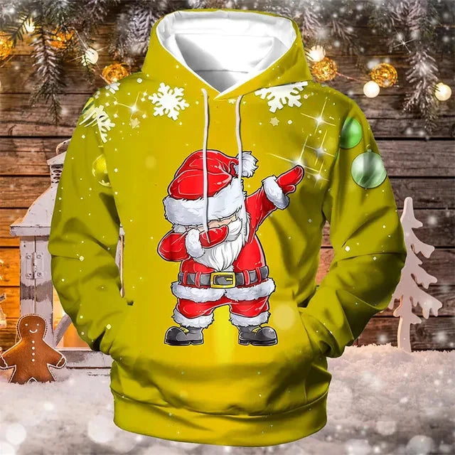 Weihnachts-Hoodie – kuscheliger Langarm-Pullover für Herren zu Weihnachten