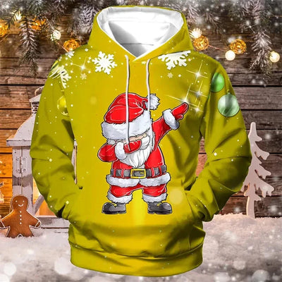 Weihnachts-Hoodie – kuscheliger Langarm-Pullover für Herren zu Weihnachten