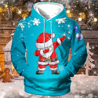 Weihnachts-Hoodie – kuscheliger Langarm-Pullover für Herren zu Weihnachten