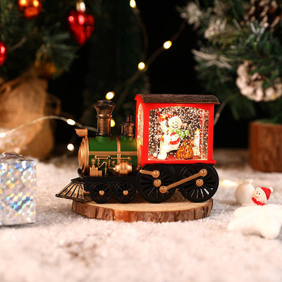 Weihnachts-Spieldose – Zug – Weihnachtslieder – Spieldose – Weihnachtsdekoration