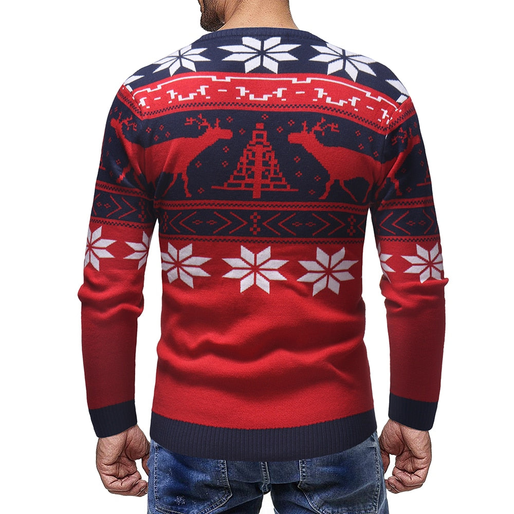 Weihnachtshemd - Langarm - Regular Fit - Weihnachtspulli - Herrenbekleidung