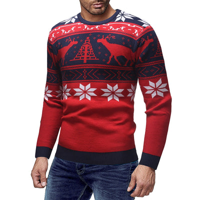 Weihnachtshemd - Langarm - Regular Fit - Weihnachtspulli - Herrenbekleidung
