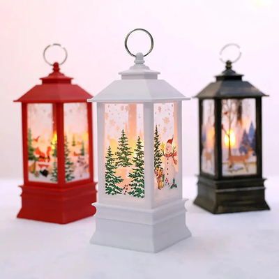 Weihnachtslaterne | Kabellos | LED-Licht | Weihnachtslicht | Weihnachtsdekoration