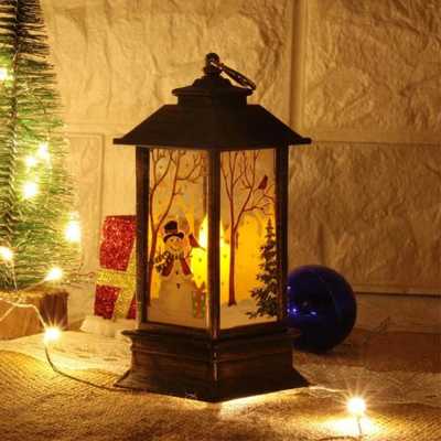 Weihnachtslaterne | Kabellos | LED-Licht | Weihnachtslicht | Weihnachtsdekoration