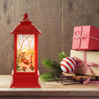 Weihnachtslaterne | Kabellos | LED-Licht | Weihnachtslicht | Weihnachtsdekoration