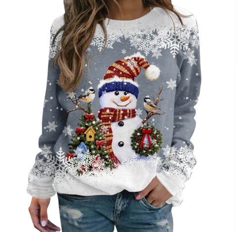 Weihnachtspullover | Gemütlich | Lockere Passform | Lustige Weihnachtspullover | Damenpull