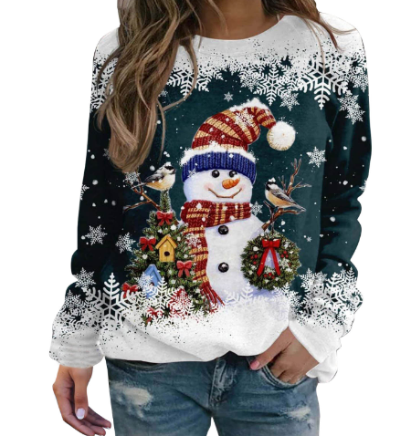 Weihnachtspullover | Gemütlich | Lockere Passform | Lustige Weihnachtspullover | Damenpull