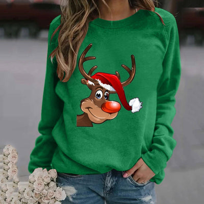 Weihnachtspullover | Lustig | Langarm | Weihnachtspullover | Winterkleidung für Frauen