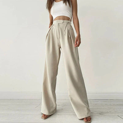Weite Hose – lockere Passform – hohe Taille – weite Hose – Damenhose