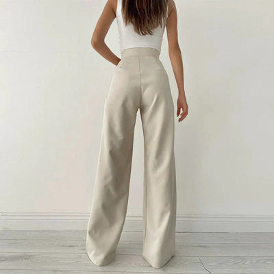 Weite Hose – lockere Passform – hohe Taille – weite Hose – Damenhose