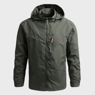Windbreaker-Jacke | Mit Kapuze | Wasserdicht | Outdoor-Jacke | Herrenjacke