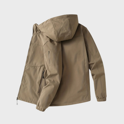 Windbreaker-Jacke – winddichte Outdoor-Jacke mit Kapuze und Reißverschluss für Herren