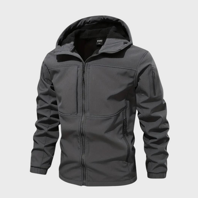 Windbreaker-Jacke – winddichte Outdoor-Jacke mit Kapuze und Reißverschluss für Herren