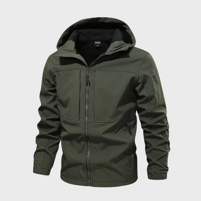 Windbreaker-Jacke – winddichte Outdoor-Jacke mit Kapuze und Reißverschluss für Herren
