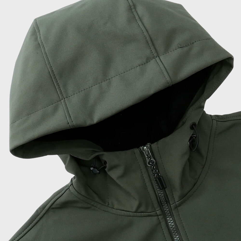 Windbreaker-Jacke – winddichte Outdoor-Jacke mit Kapuze und Reißverschluss für Herren