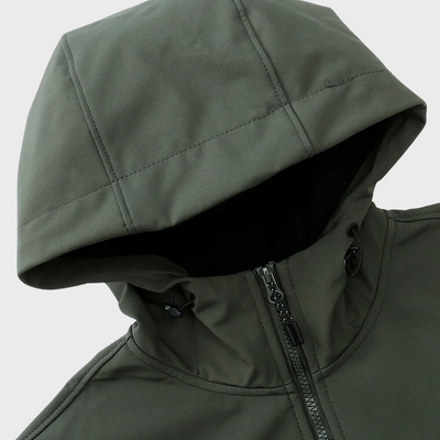 Windbreaker-Jacke – winddichte Outdoor-Jacke mit Kapuze und Reißverschluss für Herren