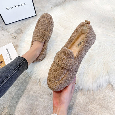 Winter Hausschuhe - Rutschfest - Fell - Warme Hausschuhe - Winterschuhe