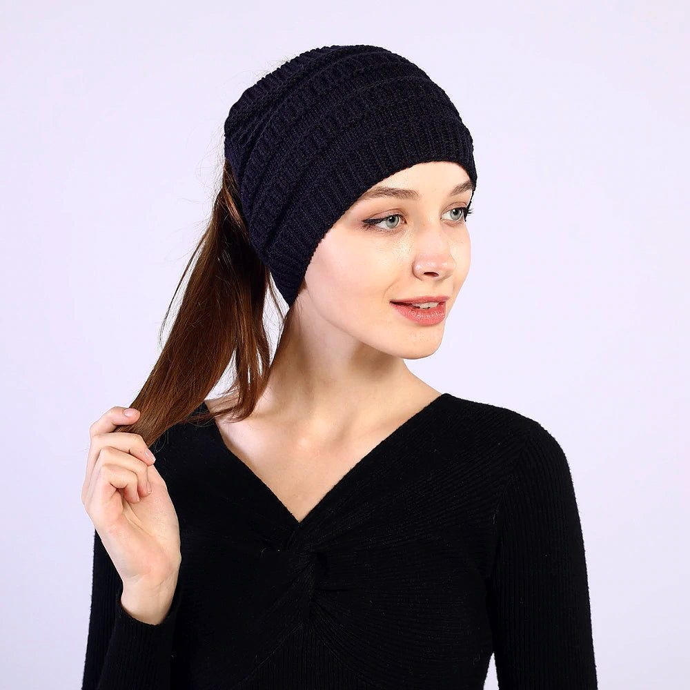 Winter-Stirnband – warm – gestrickt – Ohrenwärmer-Stirnband – Winter-Kopfbedeckung für Frauen