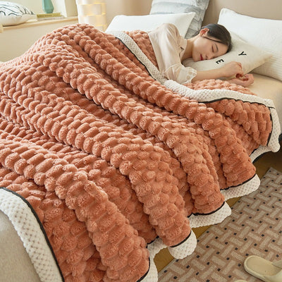 Winterdecke | Plüsch | Warm | Fleecedecke | Flauschige Decke