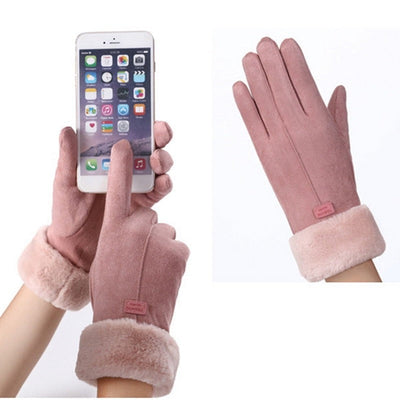 Winterhandschuhe | Warm | Pelz | Thermohandschuhe | Damenhandschuhe