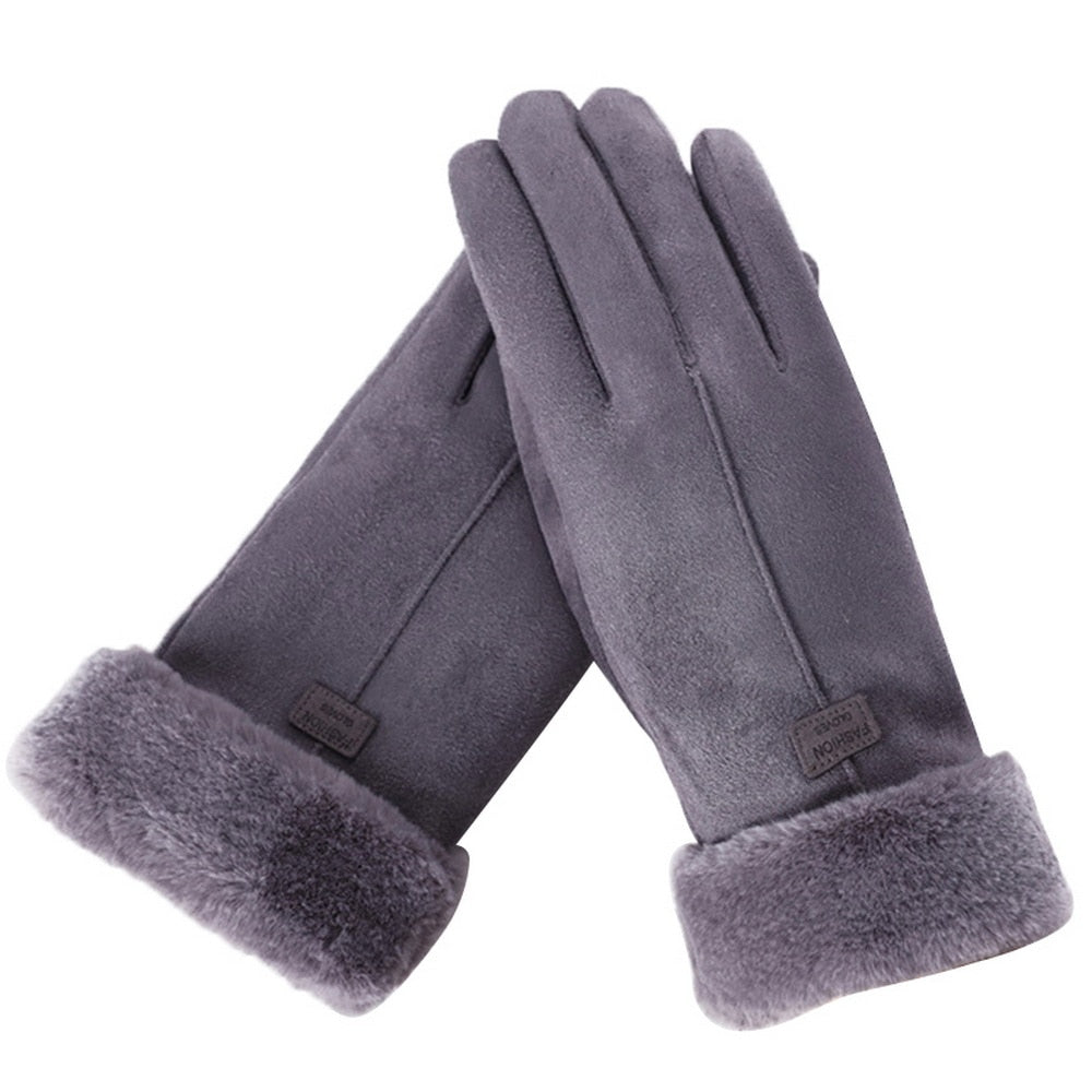 Winterhandschuhe | Warm | Pelz | Thermohandschuhe | Damenhandschuhe