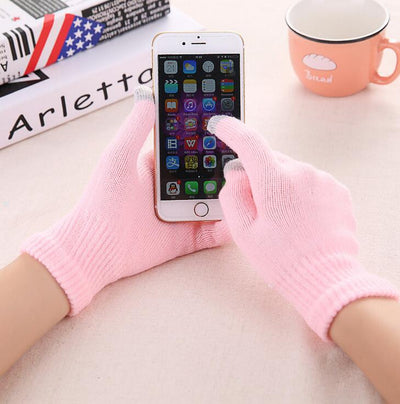 Winterhandschuhe | Warm | Pelz | Thermohandschuhe | Damenhandschuhe