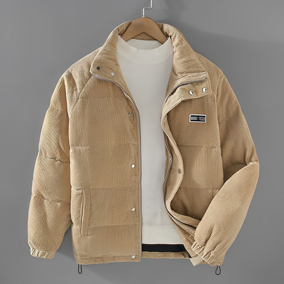 Winterjacke – Cord – Reißverschluss – Daunenjacke – Winterjacken für Herren