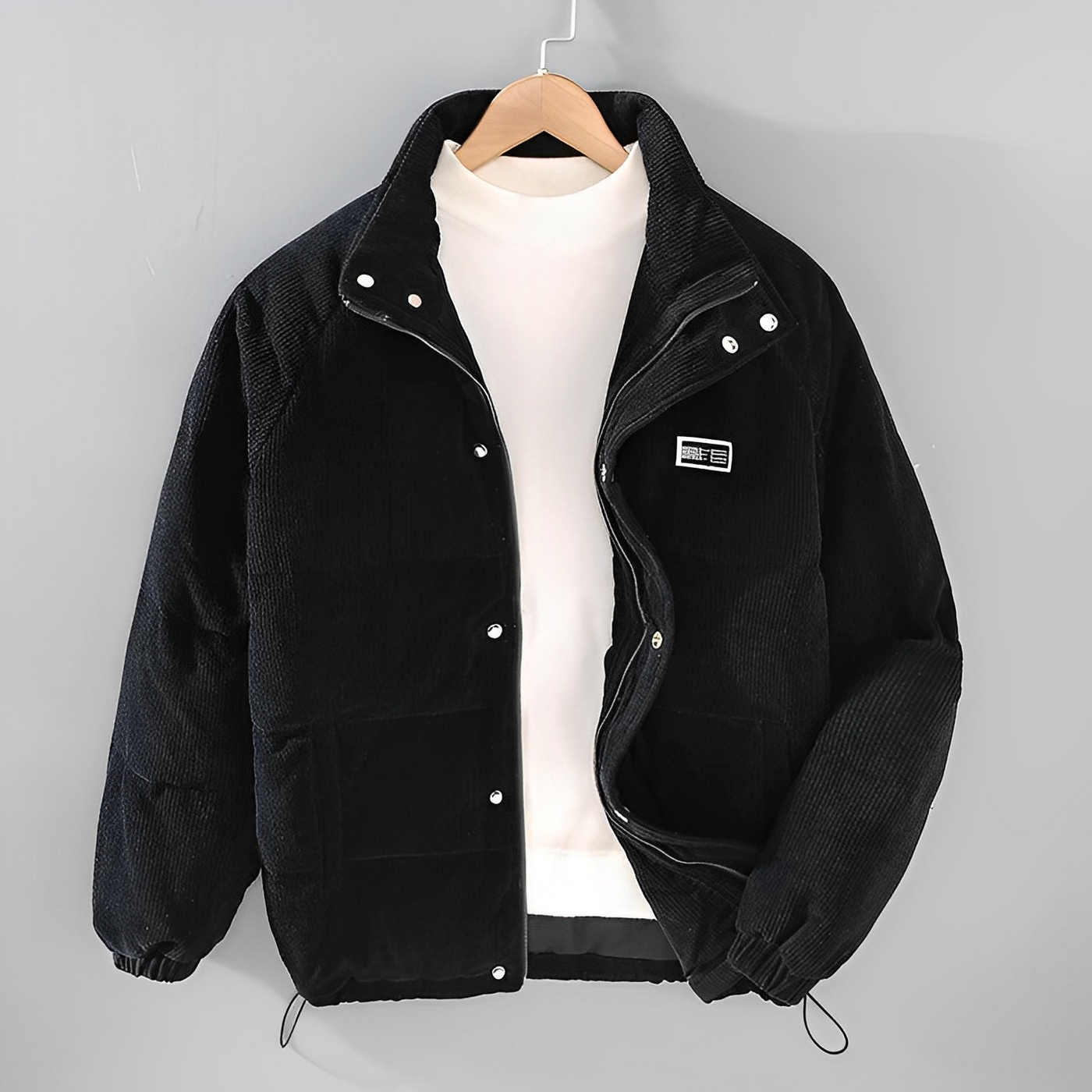 Winterjacke – Cord – Reißverschluss – Daunenjacke – Winterjacken für Herren