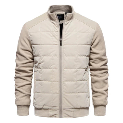 Winterjacke – dünne, gesteppte Herbst- und Winterjacke mit Reißverschluss für Herren