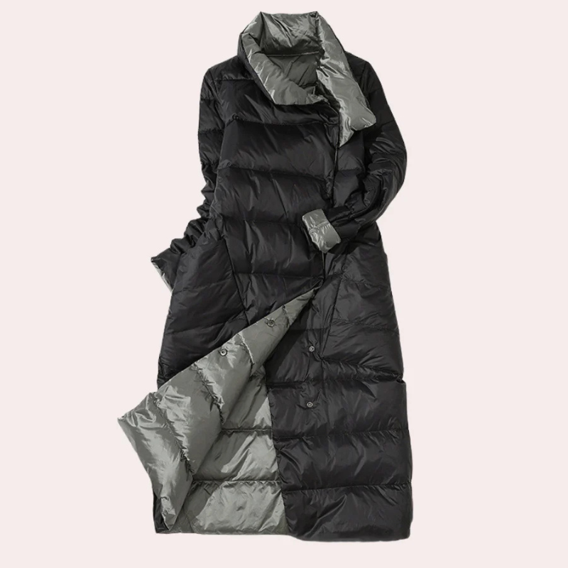 Wintermantel – Warm – Knöpfbar – Daunenmantel – Langer Wintermantel für Damen