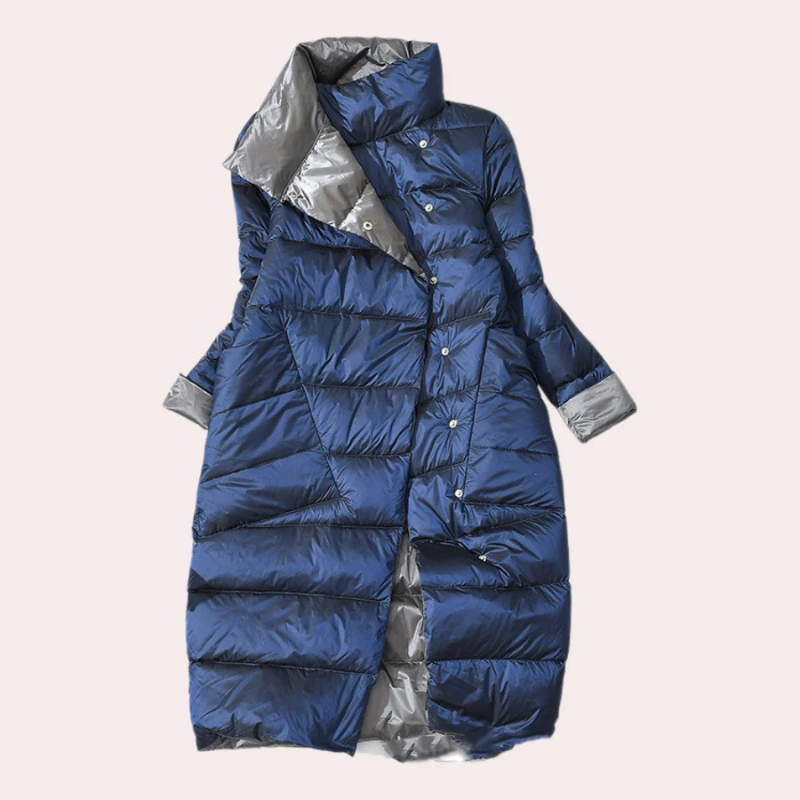 Wintermantel – Warm – Knöpfbar – Daunenmantel – Langer Wintermantel für Damen