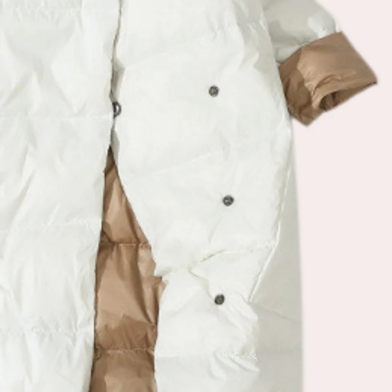 Wintermantel – Warm – Knöpfbar – Daunenmantel – Langer Wintermantel für Damen